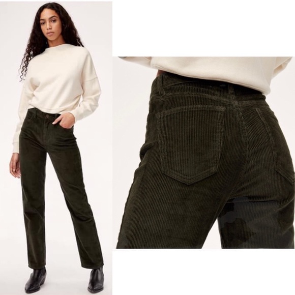 Aritzia Pants - WILFRED Free Maddie Corduroy Pants Size 4 Inseam 30